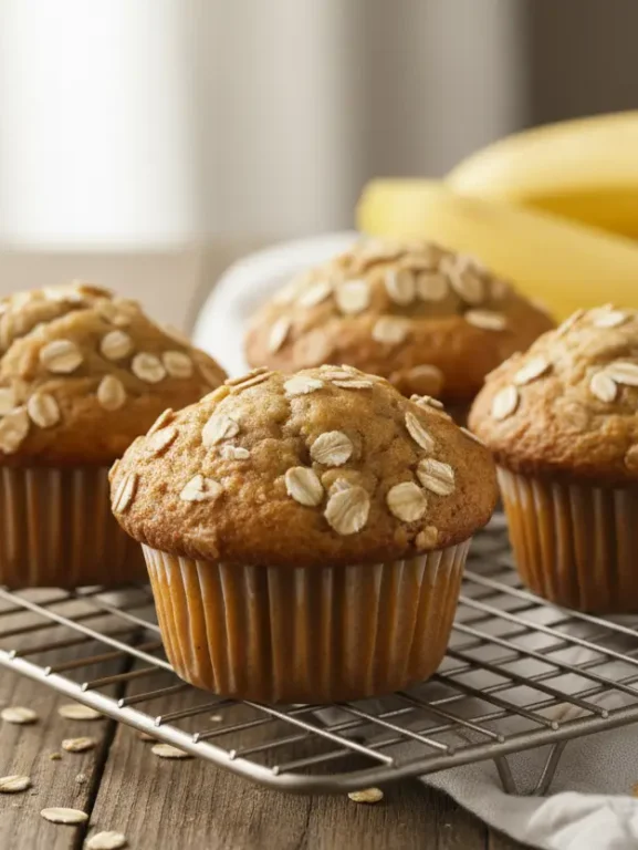 Muffin De Aveia E Banana