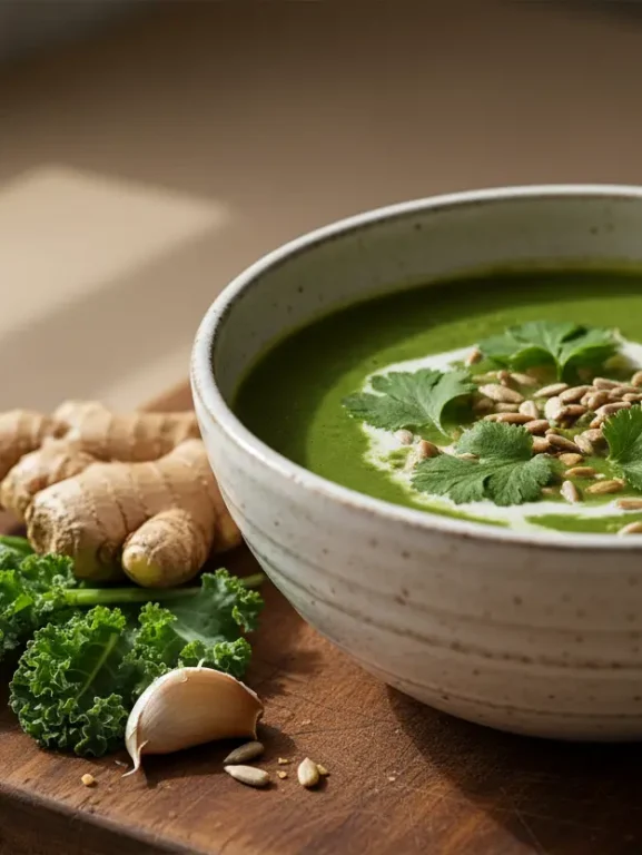 Sopa Detox De Couve Com Gengibre 2
