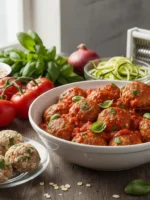 Almondegas De Frango Com Aveia E Molho De Tomate Fit