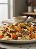 Arroz De Couve Flor Com Carne Seca