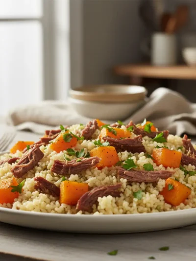 Arroz De Couve Flor Com Carne Seca