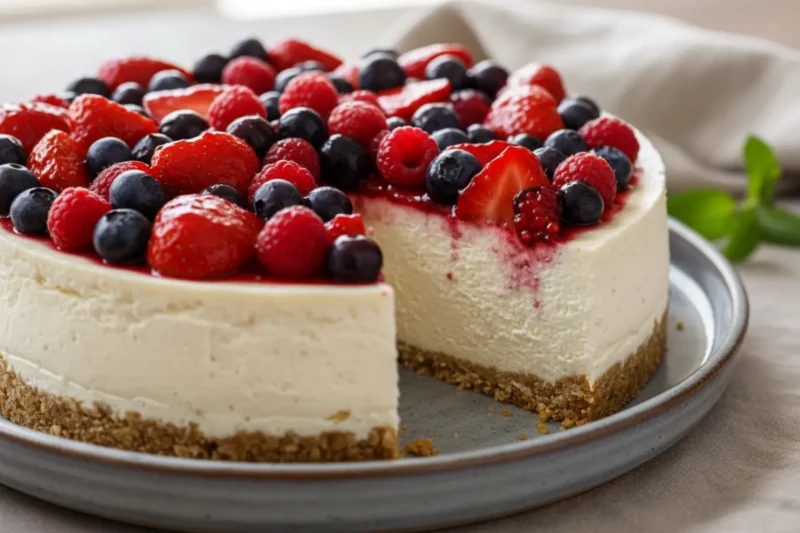 Cheesecake De Iogurte Grego Fit