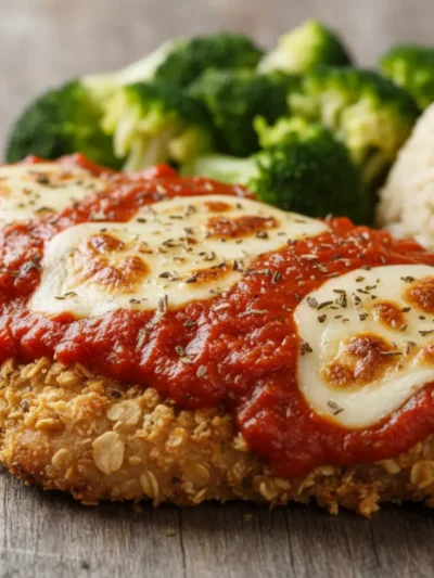 Frango a parmegiana fit no forno