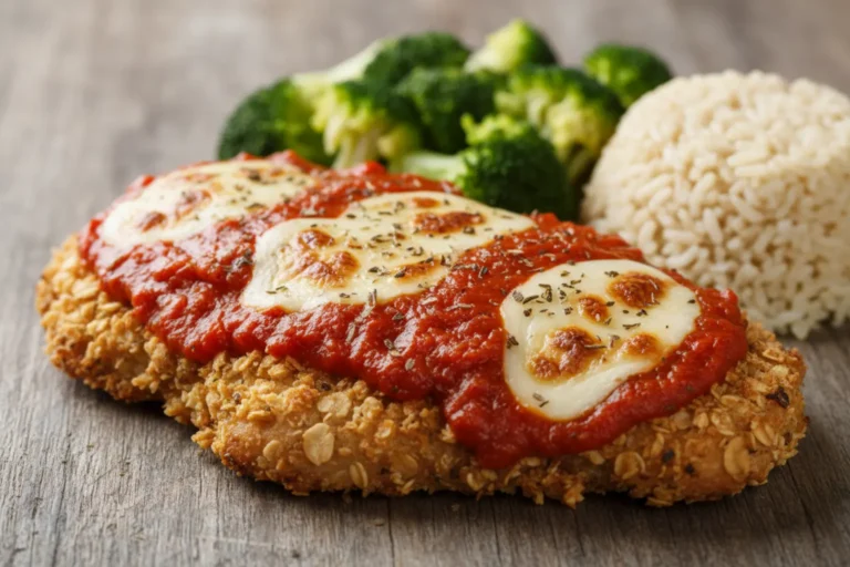 Frango a parmegiana fit no forno
