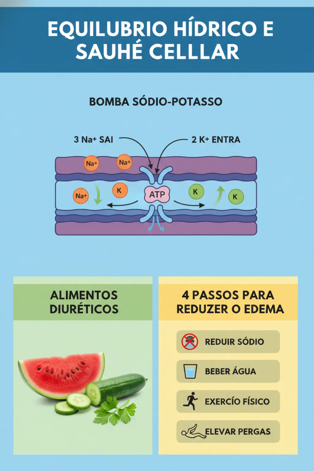 Estratégias Nutricionais para Redução de Retenção de Líquidos e Edema 1 Infográfico da receita