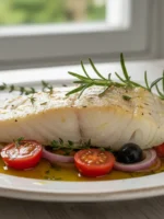 Lombo De Bacalhau Confitado Com Ervas Fit